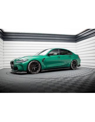Minigonne in carbonio  BMW M3 berlina / Touring G80 / G81 (Cod. M-CF-BM-3-G80-M-SD1-245-P)
