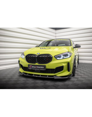 SPLITTER ANTERIORE V.6 for BMW 1 M-Pack / M135i / 128ti F40  (Cod. M-BM-1-40-M-FD4G)