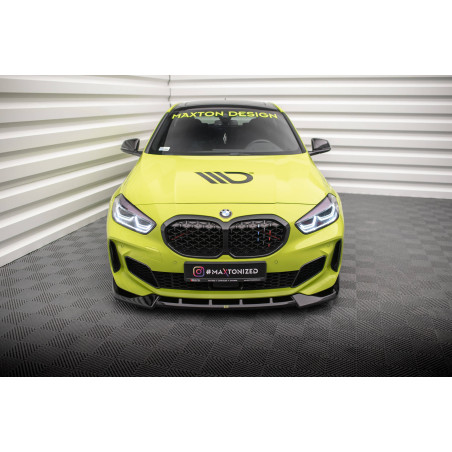 SPLITTER ANTERIORE V.6 for BMW 1 M-Pack / M135i / 128ti F40  (Cod. M-BM-1-40-M-FD4G)
