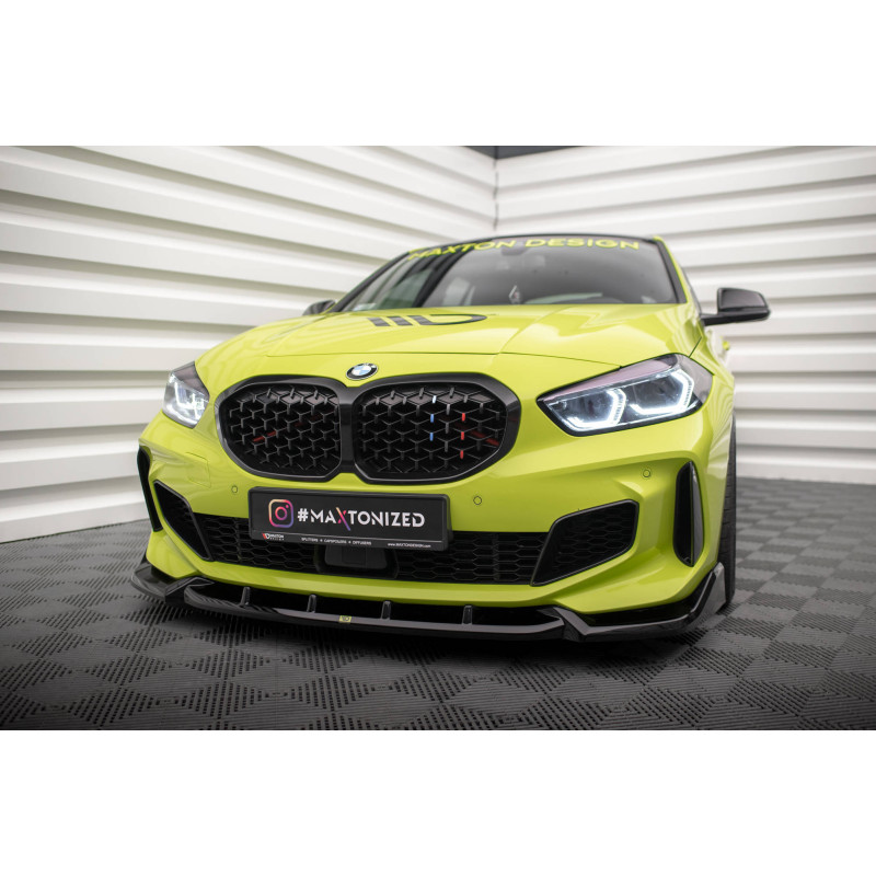 SPLITTER ANTERIORE V.7 for BMW 1 M-Pack / M135i / 128ti F40  (Cod. M-BM-1-40-M-FD5G)