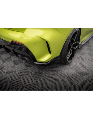 Splitters posteriori V.6 (Sottop. posteriore v.3) BMW 1 M-Pack /  M135i / 128ti F40 (Cod. M-BM-1-40-