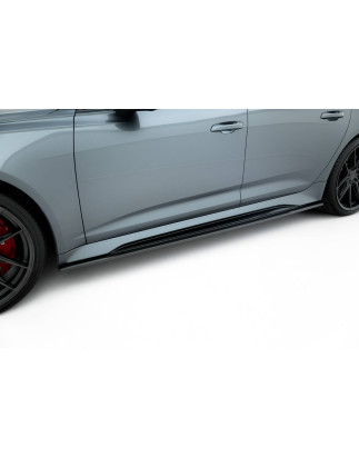 Minigonne in carbonio  Audi RS6 C8 / C8 Facelift (Cod. M-CF-AU-RS6-C8-SD1-245-P)