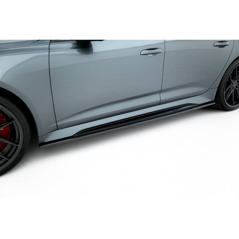 Minigonne in carbonio  Audi RS6 C8 / C8 Facelift (Cod. M-CF-AU-RS6-C8-SD1-245-P)