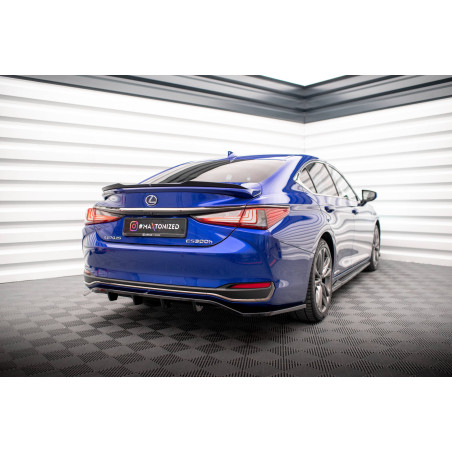 Splitter posteriore (con barre verticali) Lexus ES F Sport Mk7 (Cod. M-LE-ES-7-FSPORT-RD1G+RD2G)