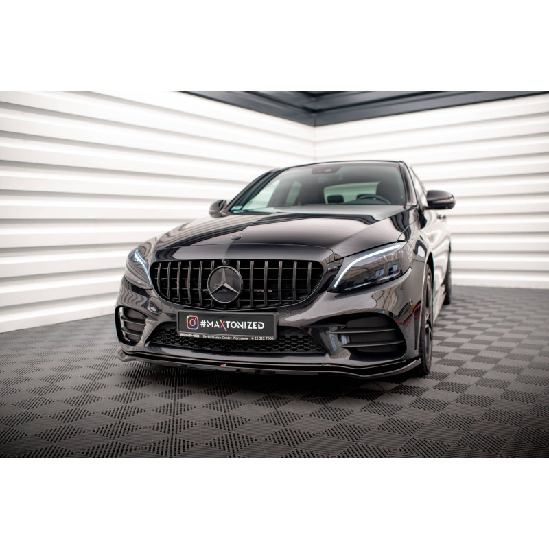 SPLITTER ANTERIORE V.1 Mercedes-Benz C AMG Line W205 / C205 / S205 Facelift (Cod. M-ME-C-205F-AMGLIN