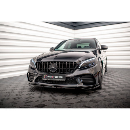SPLITTER ANTERIORE V.1 Mercedes-Benz C AMG Line W205 / C205 / S205 Facelift (Cod. M-ME-C-205F-AMGLIN