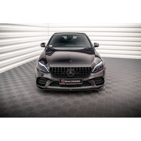 SPLITTER ANTERIORE V.1 Mercedes-Benz C AMG Line W205 / C205 / S205 Facelift (Cod. M-ME-C-205F-AMGLIN