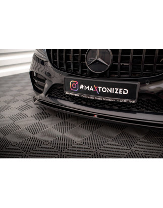 SPLITTER ANTERIORE V.1 Mercedes-Benz C AMG Line W205 / C205 / S205 Facelift (Cod. M-ME-C-205F-AMGLIN