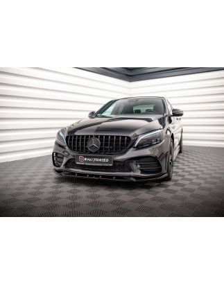 SPLITTER ANTERIORE V.2 Mercedes-Benz C AMG Line W205 / C205 / S205 Facelift (Cod. M-ME-C-205F-AMGLIN