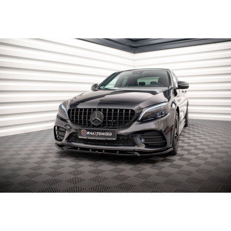 SPLITTER ANTERIORE V.2 Mercedes-Benz C AMG Line W205 / C205 / S205 Facelift (Cod. M-ME-C-205F-AMGLIN