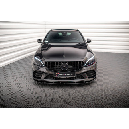 SPLITTER ANTERIORE V.2 Mercedes-Benz C AMG Line W205 / C205 / S205 Facelift (Cod. M-ME-C-205F-AMGLIN