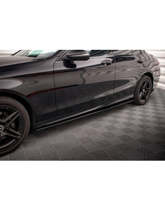 Diffusori minigonne Mercedes-Benz C43 / C AMG-Line W205 / S205 Facelift (Cod. M-ME-C-205F-AMGLINE-SD