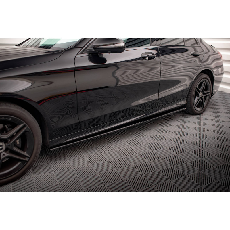Diffusori minigonne Mercedes-Benz C43 / C AMG-Line W205 / S205 Facelift (Cod. M-ME-C-205F-AMGLINE-SD