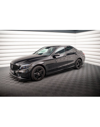 Diffusori minigonne Mercedes-Benz C43 / C AMG-Line W205 / S205 Facelift (Cod. M-ME-C-205F-AMGLINE-SD