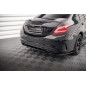 Splitter posteriore (con barre verticali) Mercedes-Benz C AMG-Line W205 Facelift (Cod. M-ME-C-205F-A