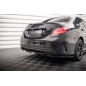 Splitter posteriore (con barre verticali) Mercedes-Benz C AMG-Line W205 Facelift (Cod. M-ME-C-205F-A