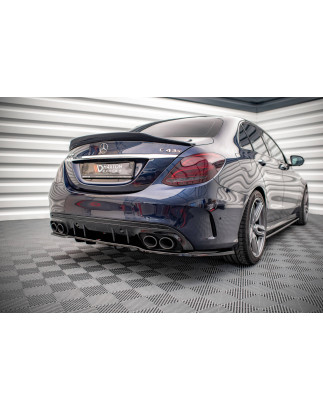 Splitter posteriore (con barre verticali) Mercedes-AMG C 43 berlina  W205 Facelift (Cod. M-ME-C-205-