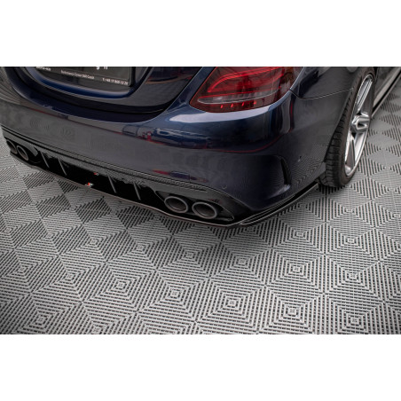 Splitter posteriore (con barre verticali) Mercedes-AMG C 43 berlina  W205 Facelift (Cod. M-ME-C-205-