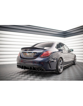 DIFFUSORE POSTERIORE street pro Mercedes-AMG C 43 berlina W205 Facelift (Cod. M-MEC205AMGCNC-RS1B)