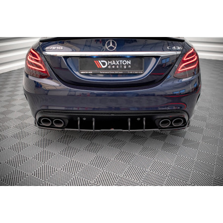 DIFFUSORE POSTERIORE street pro Mercedes-AMG C 43 berlina W205 Facelift (Cod. M-MEC205AMGCNC-RS1B)
