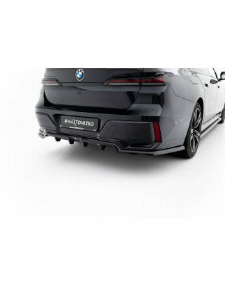Splitter posteriore (con barre verticali) V.1 BMW 7 M-Pack G70 (Cod. M-BM-7-G70-MPACK-RD1G+RD2G)