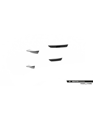paraurti anteriore Wings (Canards) Audi R8 Mk2 Facelift (Cod. M-AU-R8-2F-CAN1)