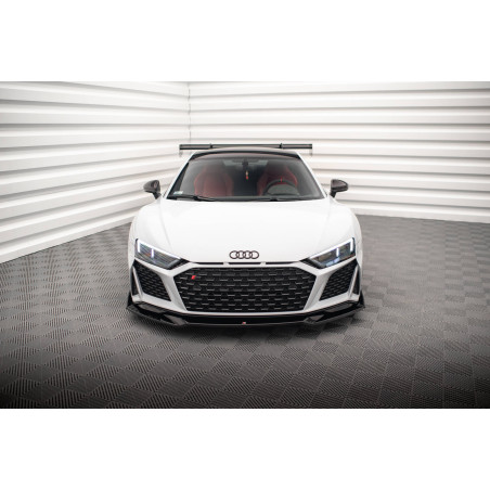 SPLITTER ANTERIORE V.3 + Flaps Audi R8 Mk2 Facelift (Cod. M-AU-R8-2F-FD4G+FD4RG+FSF)