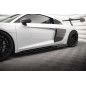 Diffusori minigonne  V.2+ Flaps Audi R8 Mk2 Facelift (Cod. M-AU-R8-2F-SD3G+SF)