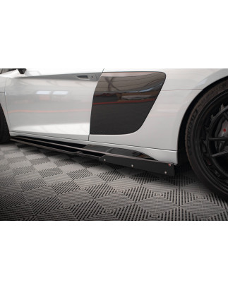 Diffusori minigonne  V.2+ Flaps Audi R8 Mk2 Facelift (Cod. M-AU-R8-2F-SD3G+SF)