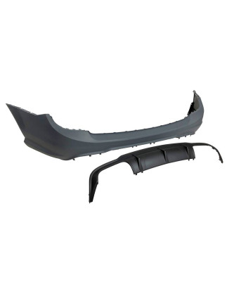 Paraurti Posteriore Mercedes W204 SW 07-13 look AMG C63 (Cod. E-TCM0100)