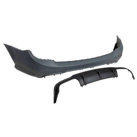 Paraurti Posteriore Mercedes W204 SW 07-13 look AMG C63 (Cod. E-TCM0100)