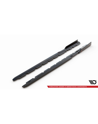 Diffusori minigonne  V.2+ Flaps Audi R8 Mk2 Facelift (Cod. M-AU-R8-2F-SD3G+SF)