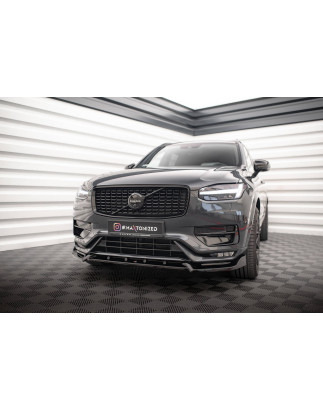 SPLITTER ANTERIORE V.2 Volvo XC90 R-Design Mk2 Facelift (Cod. M-VO-XC90-2F-RDESIGN-FD2G)
