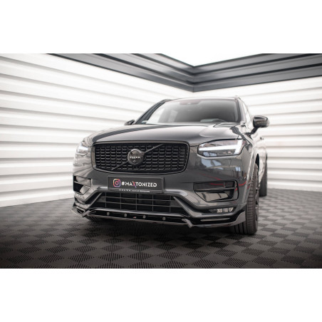 SPLITTER ANTERIORE V.2 Volvo XC90 R-Design Mk2 Facelift (Cod. M-VO-XC90-2F-RDESIGN-FD2G)