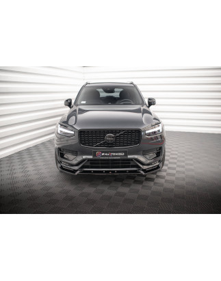 SPLITTER ANTERIORE V.2 Volvo XC90 R-Design Mk2 Facelift (Cod. M-VO-XC90-2F-RDESIGN-FD2G)