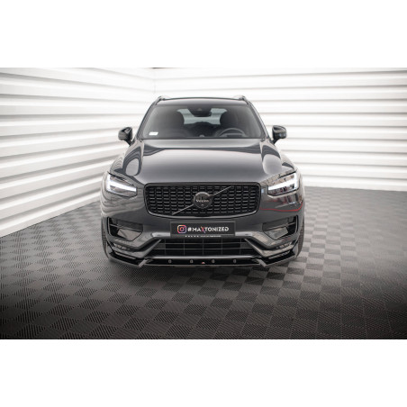 SPLITTER ANTERIORE V.2 Volvo XC90 R-Design Mk2 Facelift (Cod. M-VO-XC90-2F-RDESIGN-FD2G)