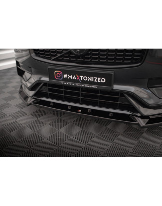 SPLITTER ANTERIORE V.2 Volvo XC90 R-Design Mk2 Facelift (Cod. M-VO-XC90-2F-RDESIGN-FD2G)