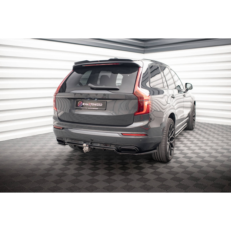 Splitter posteriore (con barre verticali) Volvo XC90 R-Design Mk2 Facelift (Cod. M-VO-XC90-2F-RDESIG