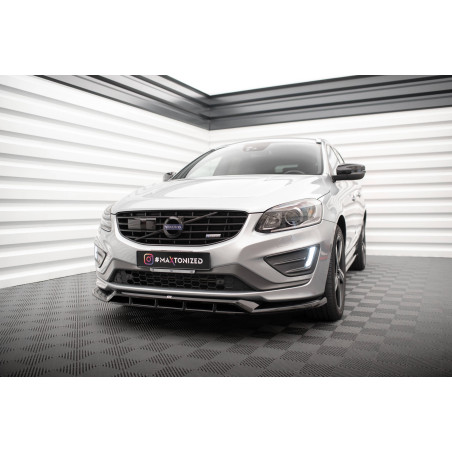 SPLITTER ANTERIORE Volvo XC60 R-Design Mk1 Facelift (Cod. M-VO-XC60-1F-RDESIGN-FD1G+FD1RG)