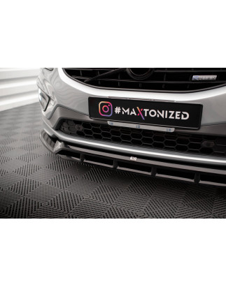 SPLITTER ANTERIORE Volvo XC60 R-Design Mk1 Facelift (Cod. M-VO-XC60-1F-RDESIGN-FD1G+FD1RG)