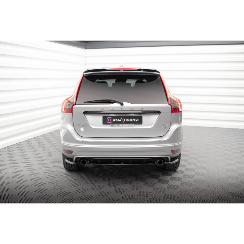 Splitter posteriore for Volvo XC60 R-Design Mk1 Facelift (Cod. M-VO-XC60-1F-RDESIGN-RD1G)