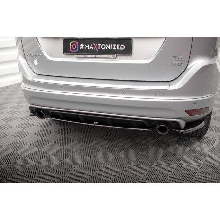 Splitter posteriore for Volvo XC60 R-Design Mk1 Facelift (Cod. M-VO-XC60-1F-RDESIGN-RD1G)