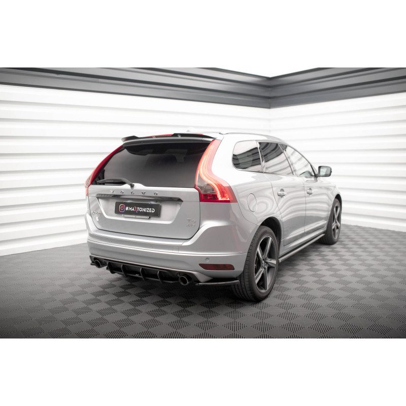 DIFFUSORE POSTERIORE street pro Volvo XC60 R-Design Mk1 Facelift (Cod. M-VOXC601FRDESIGNCNC-RS1B)
