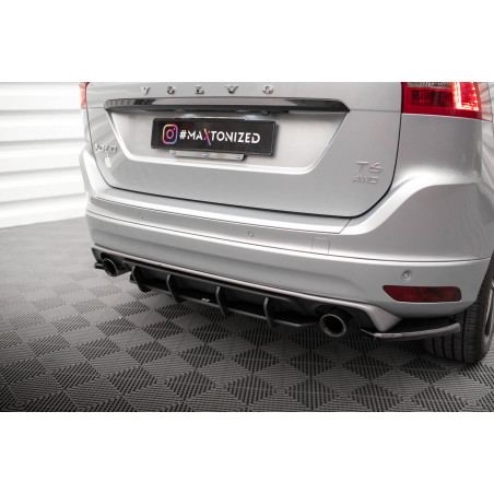 DIFFUSORE POSTERIORE street pro Volvo XC60 R-Design Mk1 Facelift (Cod. M-VOXC601FRDESIGNCNC-RS1B)