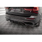 Splitter posteriore (con barre verticali) Volvo XC60 R-Design Mk2 Facelift (Cod. M-VO-XC60-2F-RDESIG