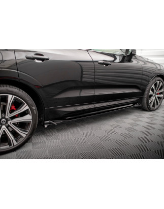 Diffusori minigonne Volvo XC60 R-Design Mk2 Facelift (Cod. M-VO-XC60-2F-RDESIGN-SD1G)