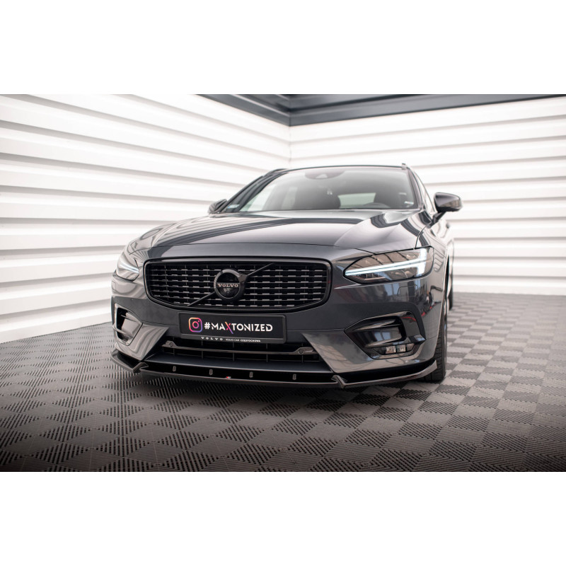 SPLITTER ANTERIORE Volvo V90 / S90 R-Design Mk2 (Cod. M-VO-V90-2-RDESIGN-FD1G)