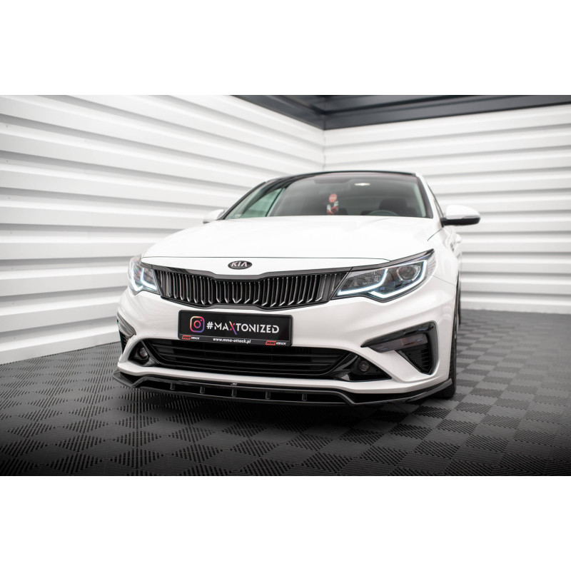 SPLITTER ANTERIORE V.1 Kia Optima Mk4 Facelift (Cod. M-KI-OP-2F-FD1G+FD1RG)