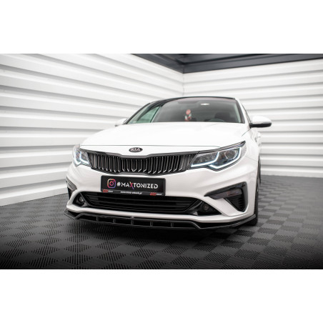SPLITTER ANTERIORE V.1 Kia Optima Mk4 Facelift (Cod. M-KI-OP-2F-FD1G+FD1RG)
