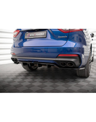 Splitter posteriore (con barre verticali) Maserati Levante GTS Mk1 (Cod. M-MS-LE-1-GTS-RD1G+RD2G)